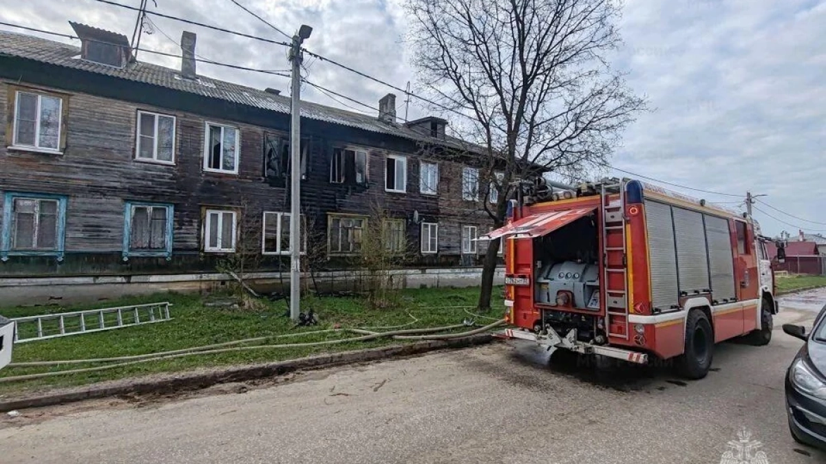 Во Владимирской области пожар оставил людей без жилья