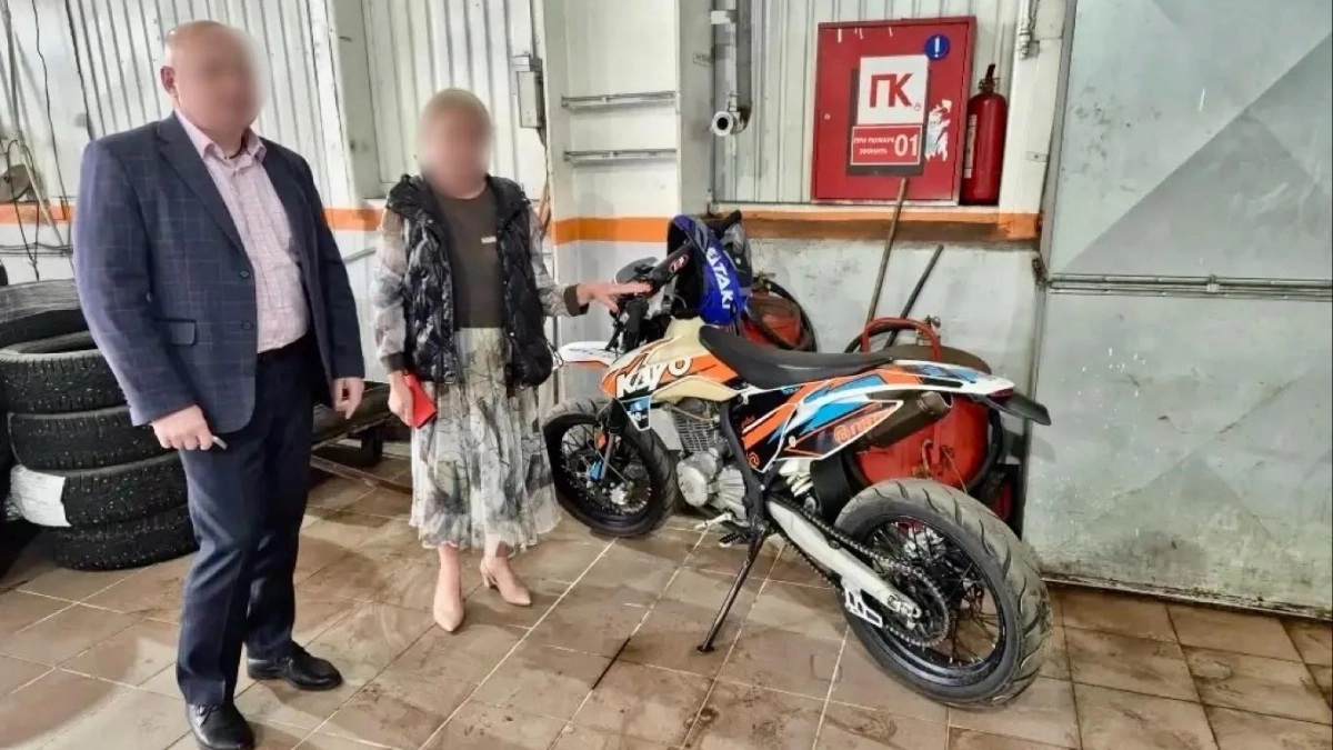 Во Владимирской области мать купила 13-летнему сыну мощный кроссовый мотоцикл, на котором он попал в ДТП
