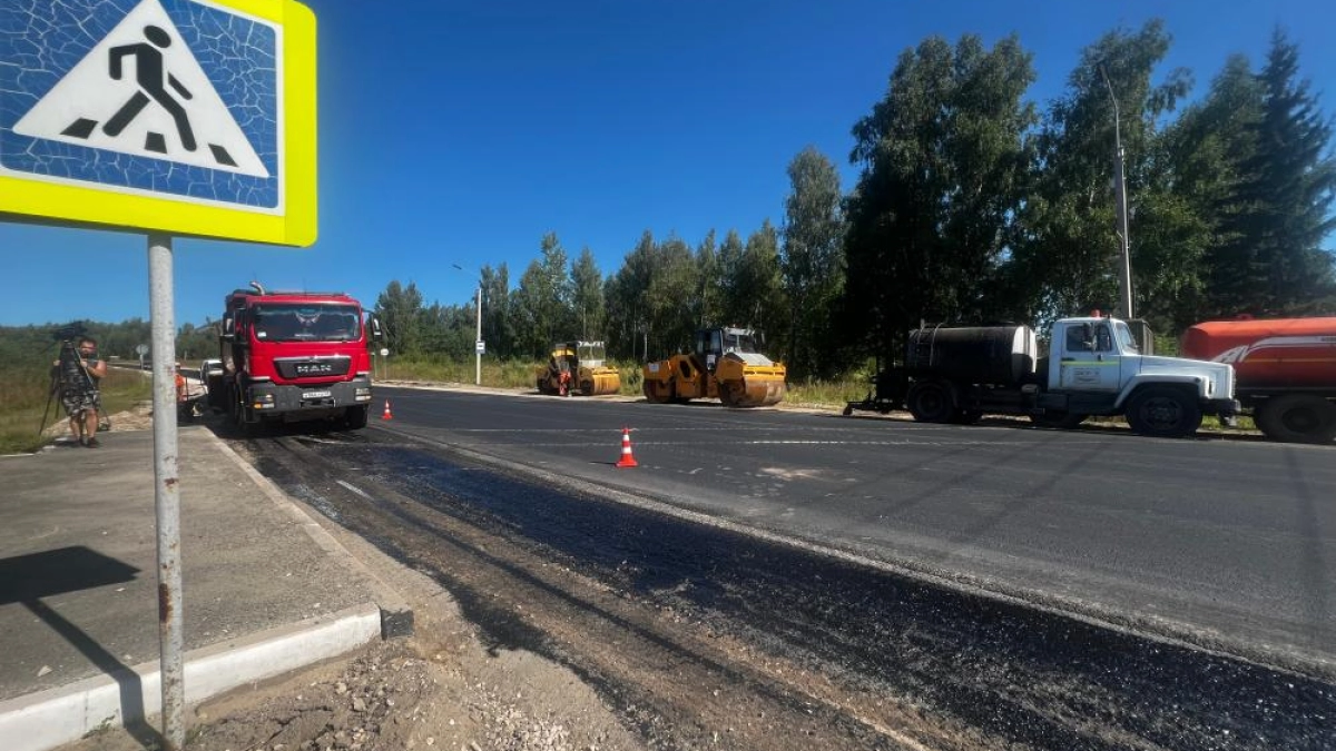 Во Владимирской области обновляют 4,8 километра трассы Золотого кольца по нацпроекту «Инфраструктура для жизни»